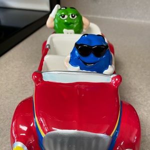 M&Ms in car out for a drive!